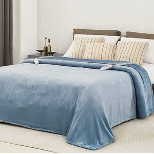 Heated Blanket Throw Blanket for Couch, 50" x 60" Electric Blanket DARK GREY